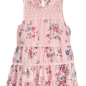 Floral-Print Ruffle Top